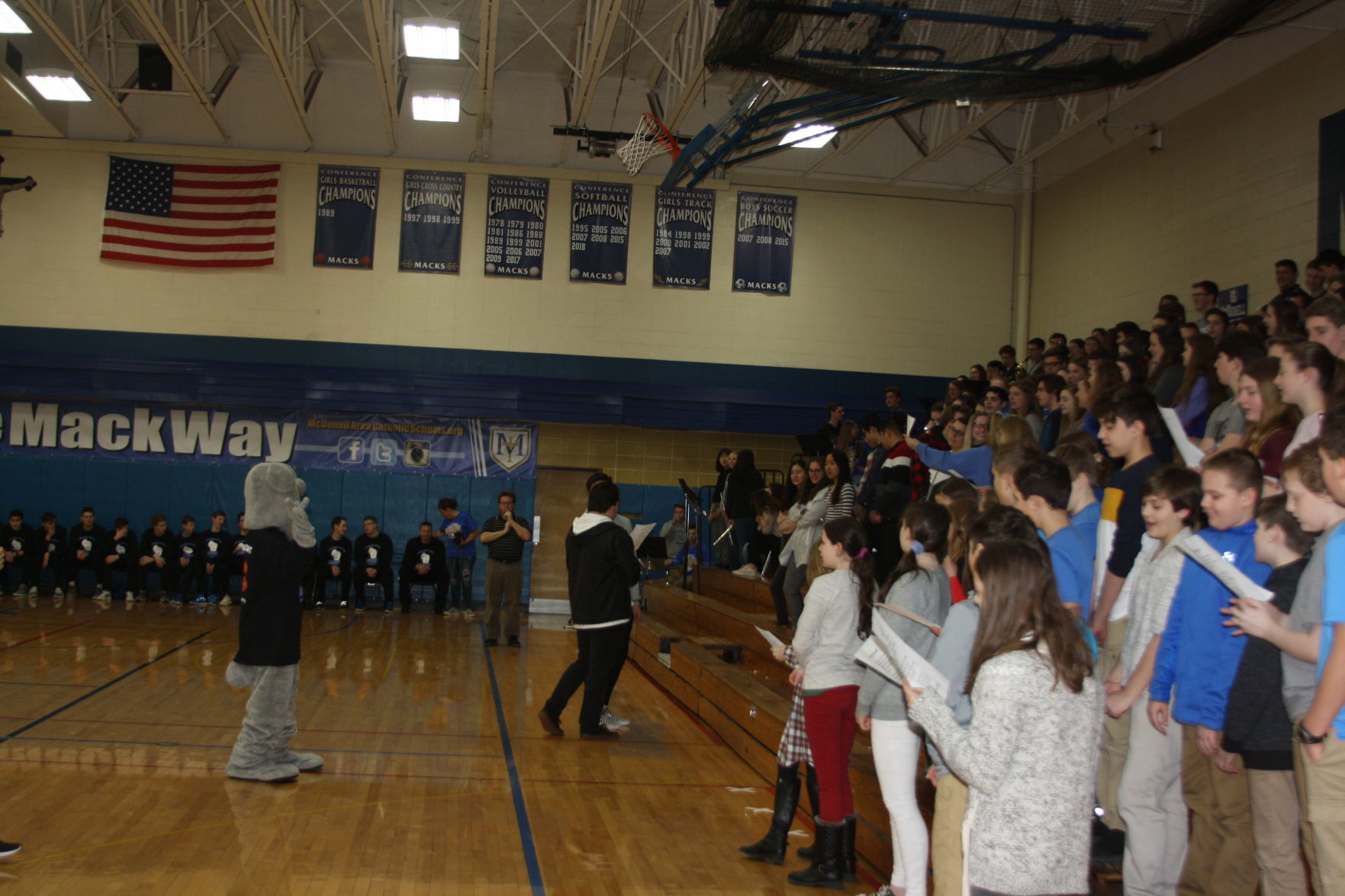 McDonell Pep Assembly
